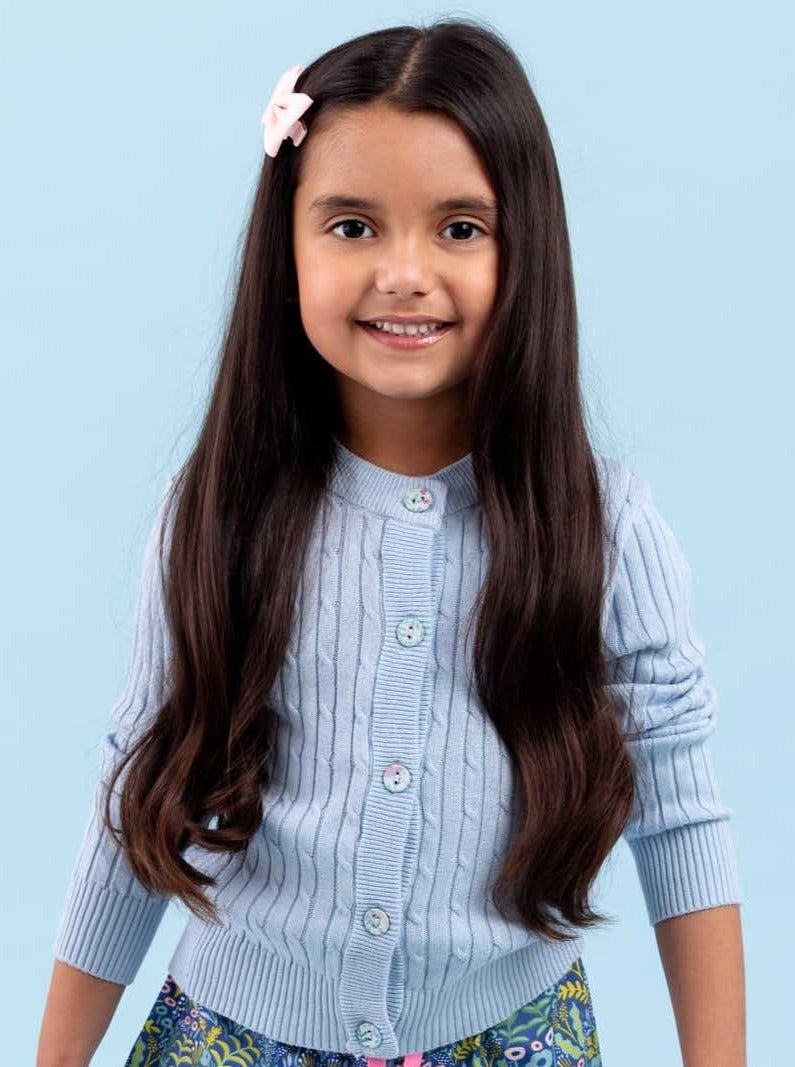 Maxine Cerulean Cardigan - Oobi
