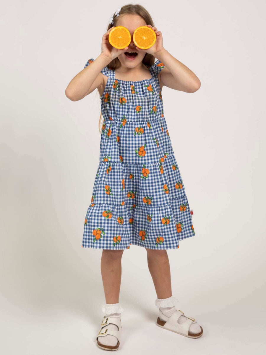 Amalfi Oranges Holiday Dress