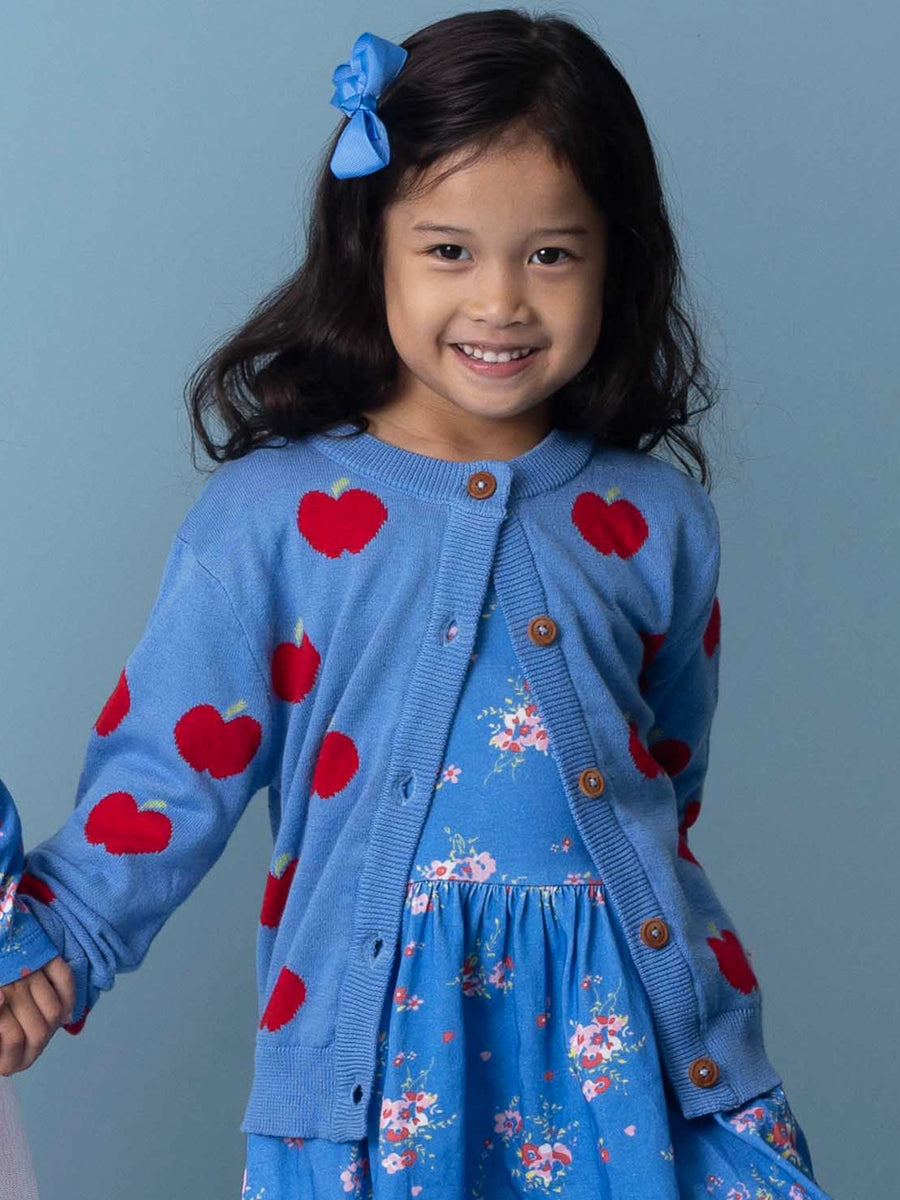 Blue Apple Cardigan