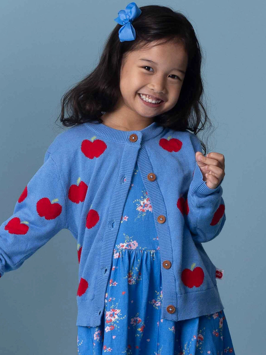Blue Apple Cardigan