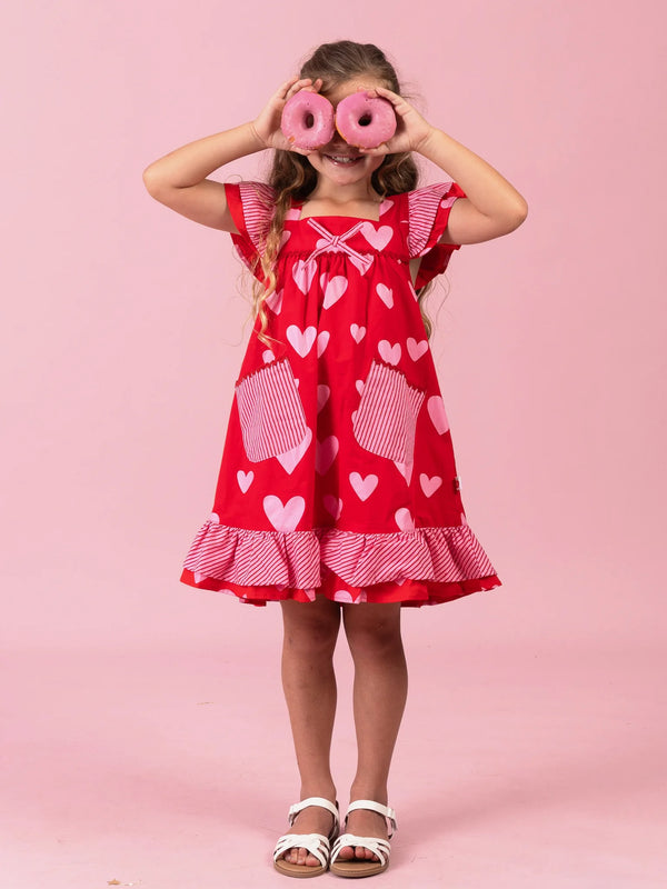 Big Red Heart Holly Dress