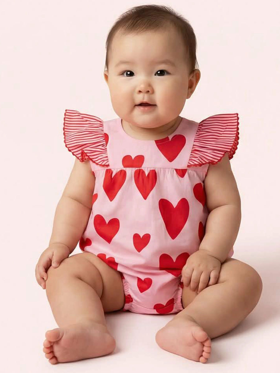 Big Heart Baby Playsuit