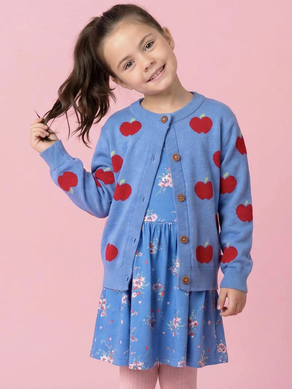 Blue Apple Cardigan