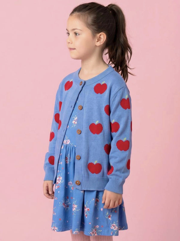 Blue Apple Cardigan