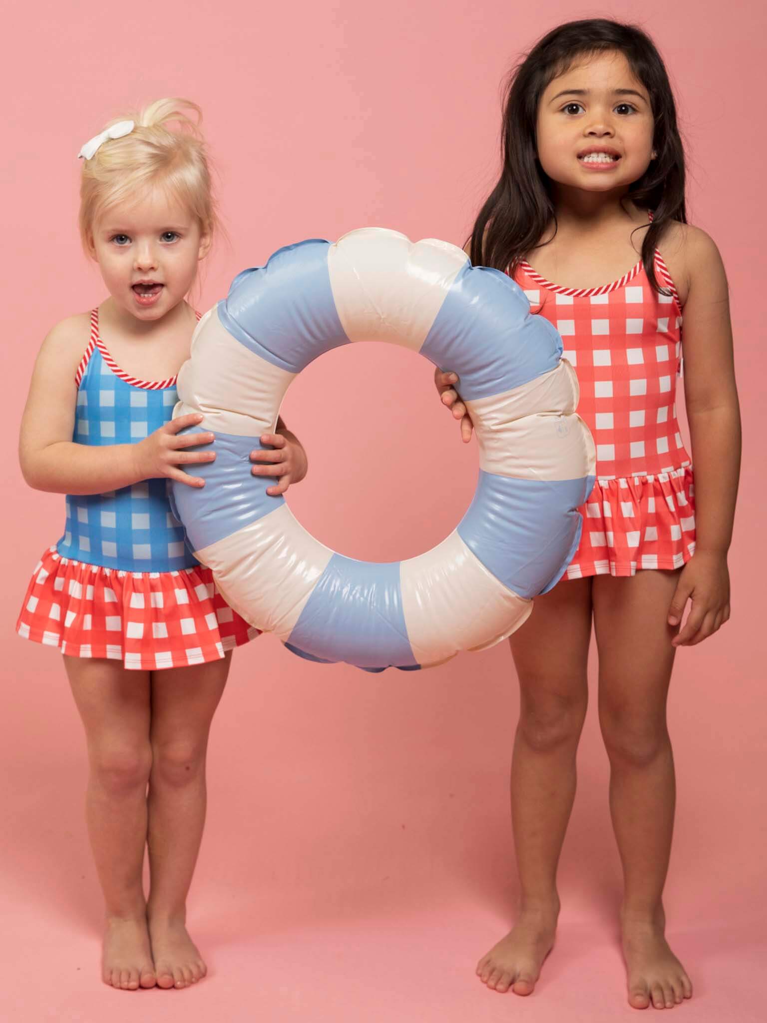 SPF 50 Gingham Swimsuit with Adjusters