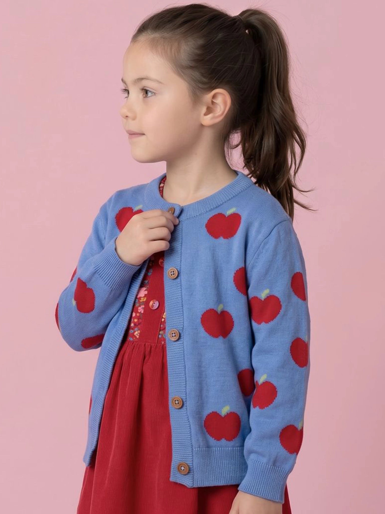 Blue Apple Cardigan
