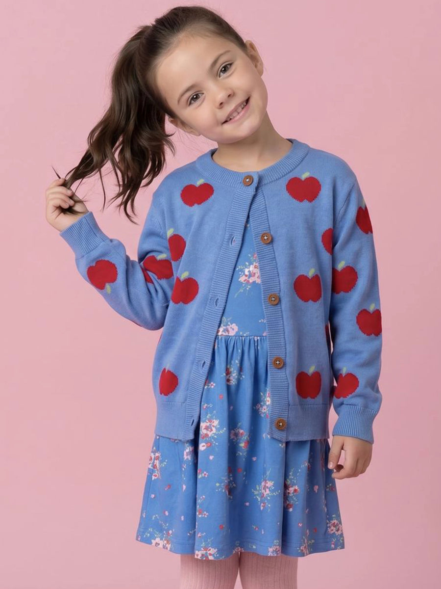 Blue Apple Cardigan