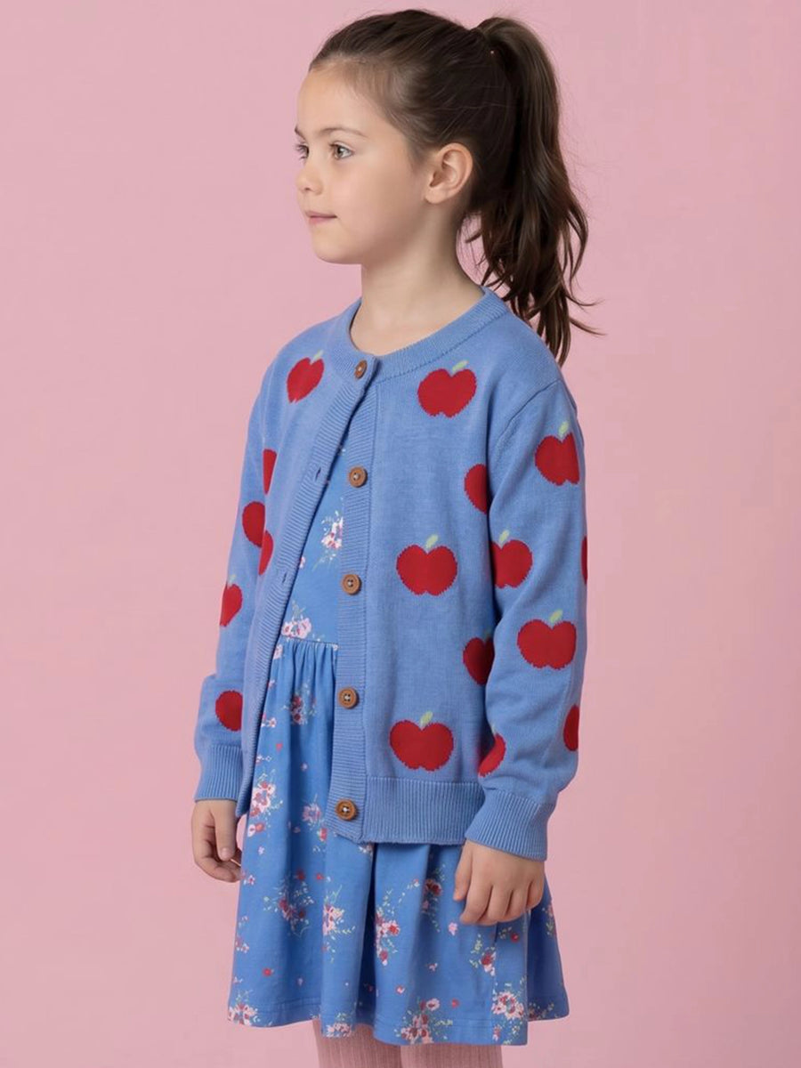 Blue Apple Cardigan