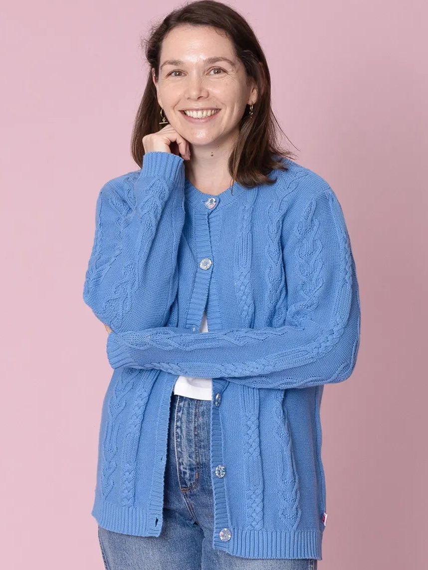 Women's Willow Cloud Blue Cardigan
