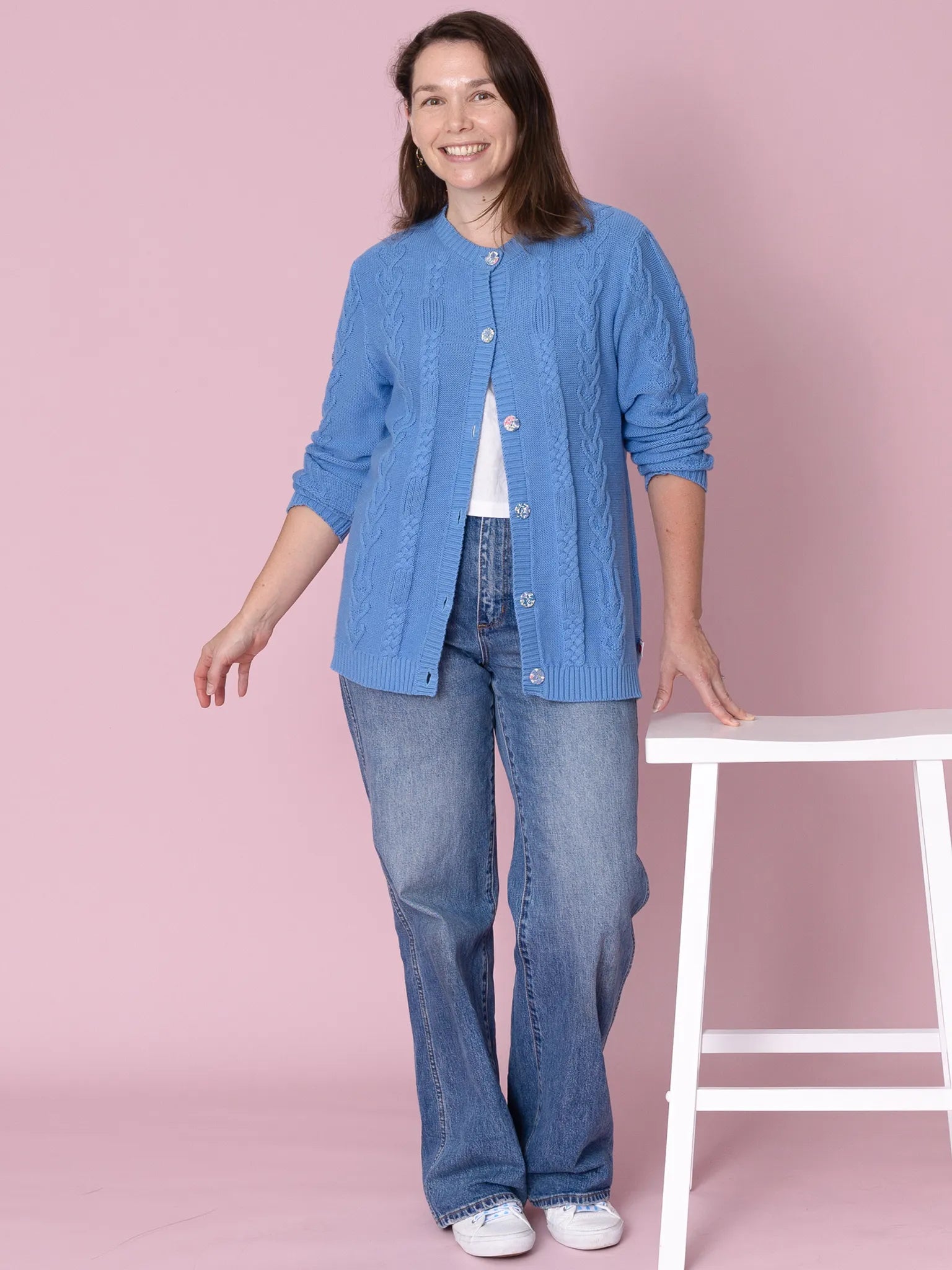 Women's Willow Cloud Blue Cardigan