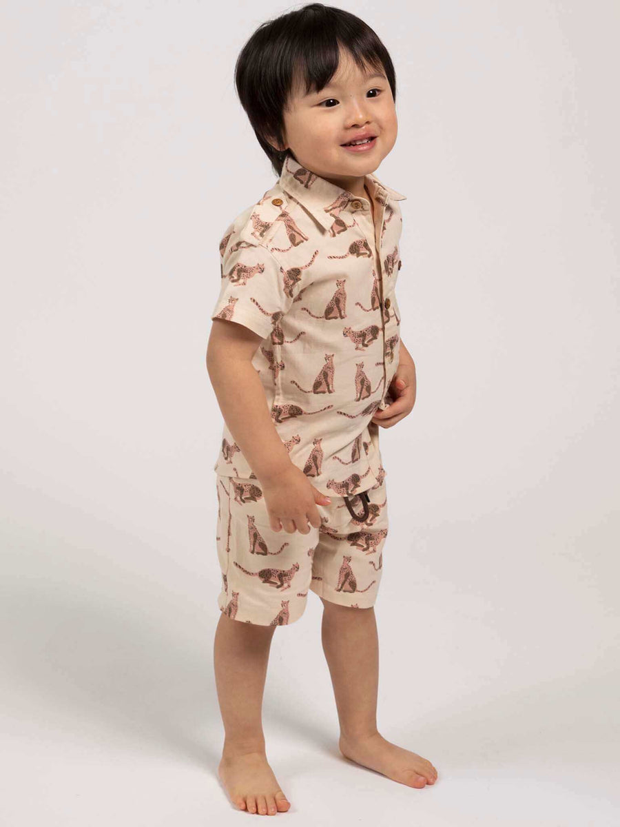 Boys Cheetah Shorts