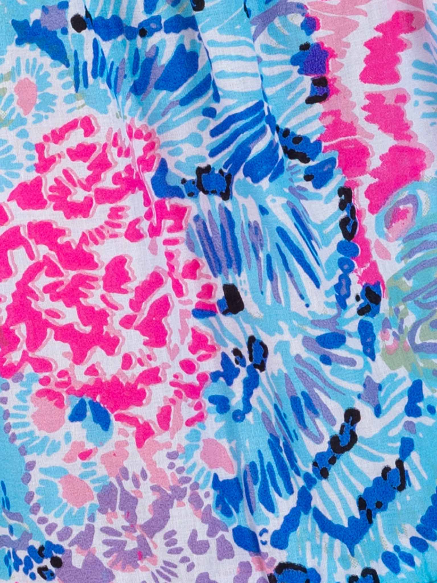 Coral Reef Garden Party Dress - Oobi