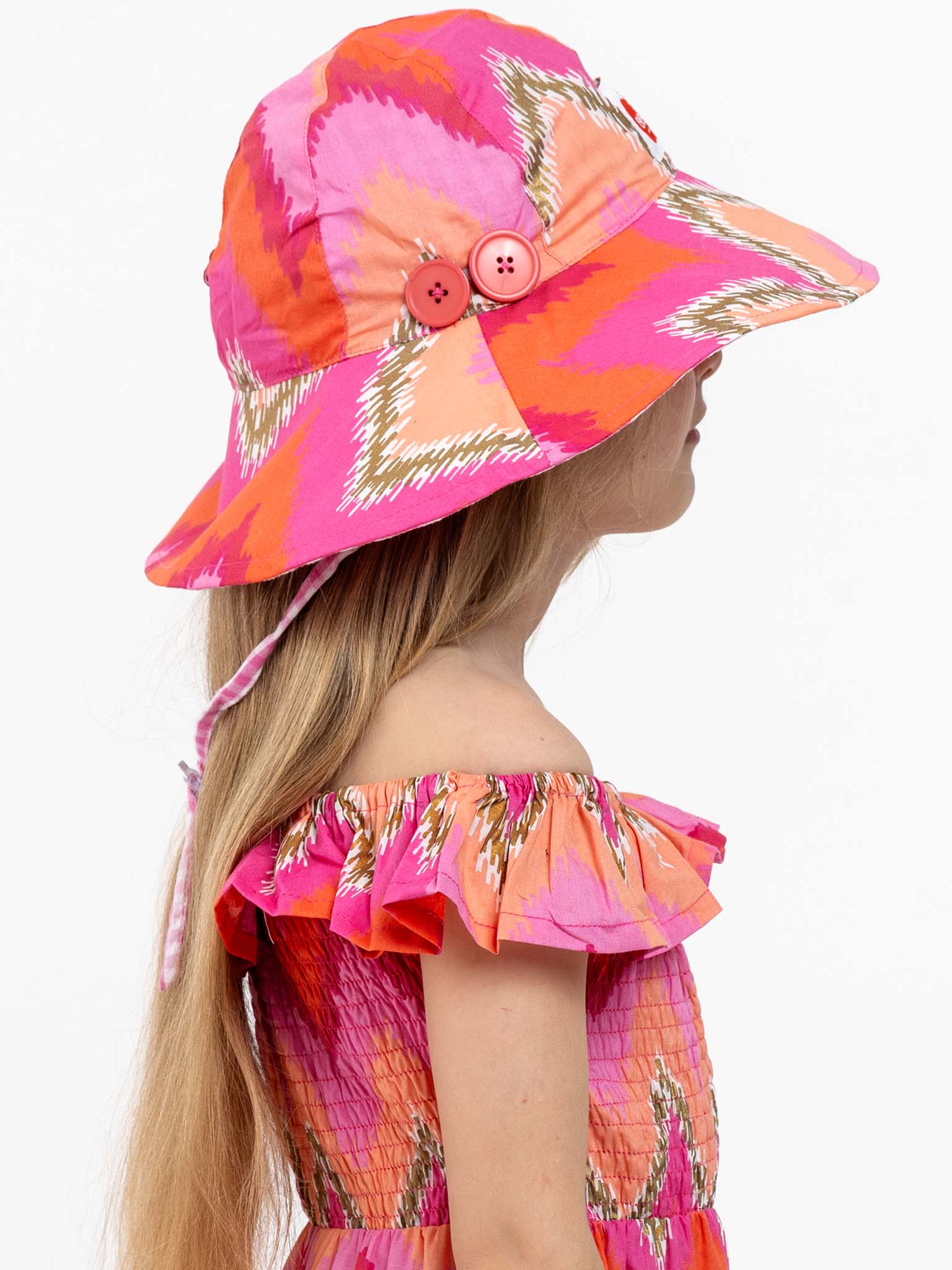 Golden Ikat Baby Hat - Oobi