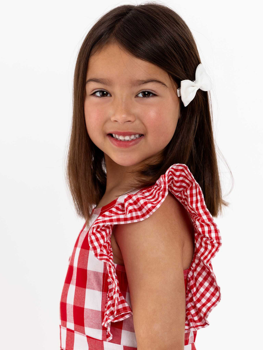Red Check Jayne Dress