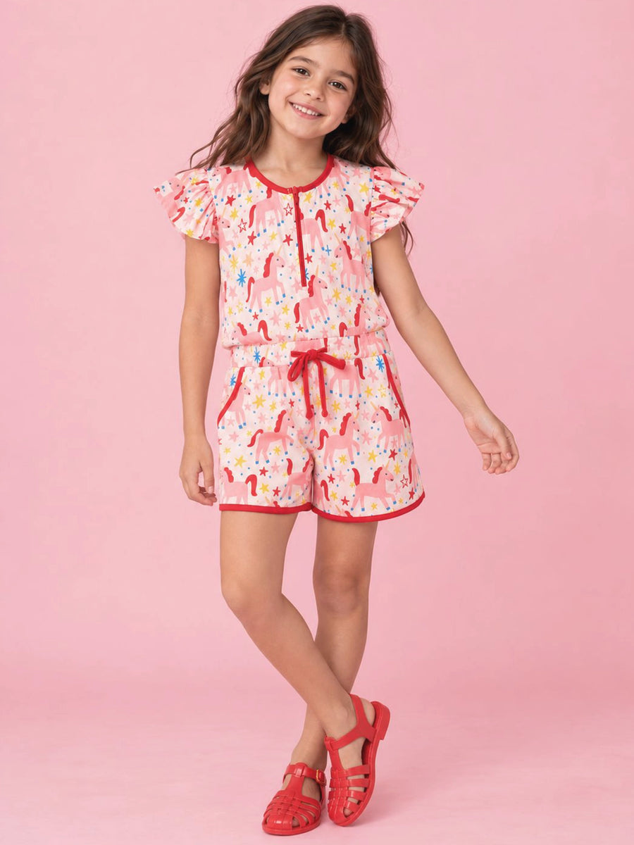 Magical Unicorn Jersey Playsuit