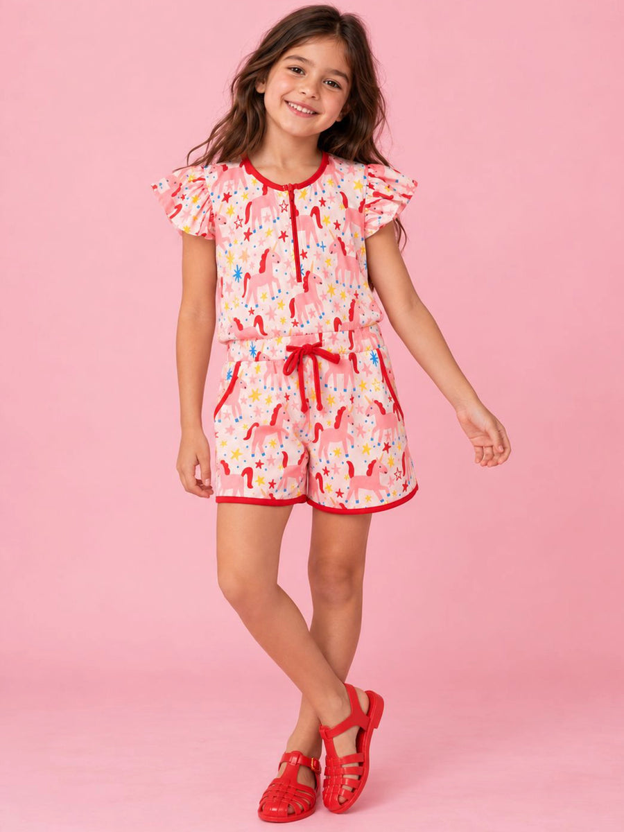 Magical Unicorn Jersey Playsuit