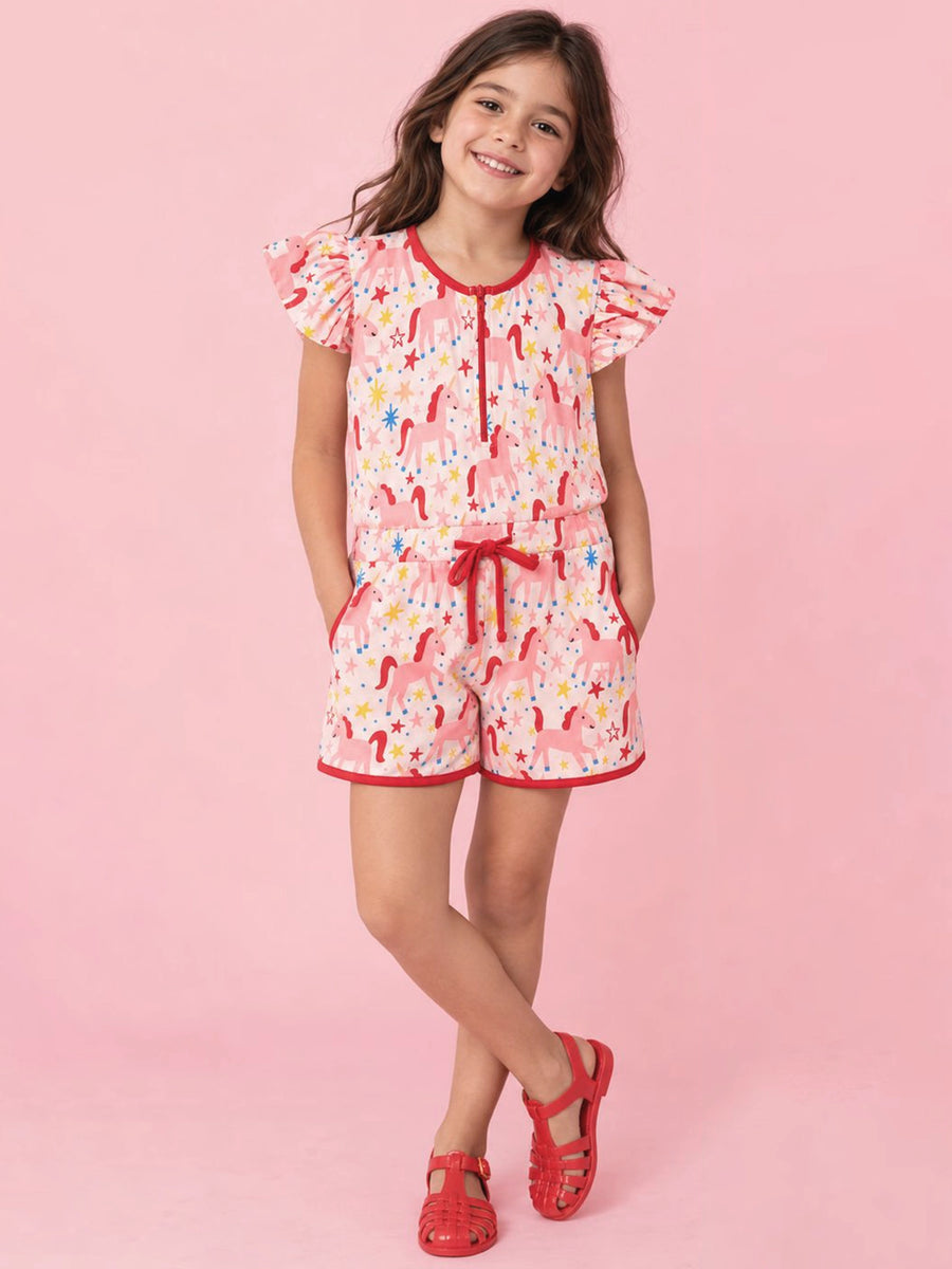 Magical Unicorn Jersey Playsuit