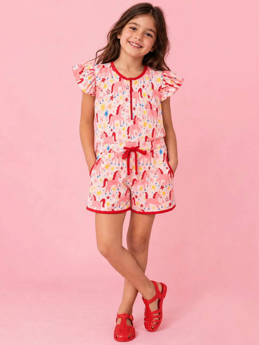 Magical Unicorn Jersey Playsuit