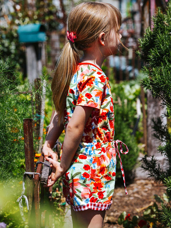Wild Roses Jersey Playsuit