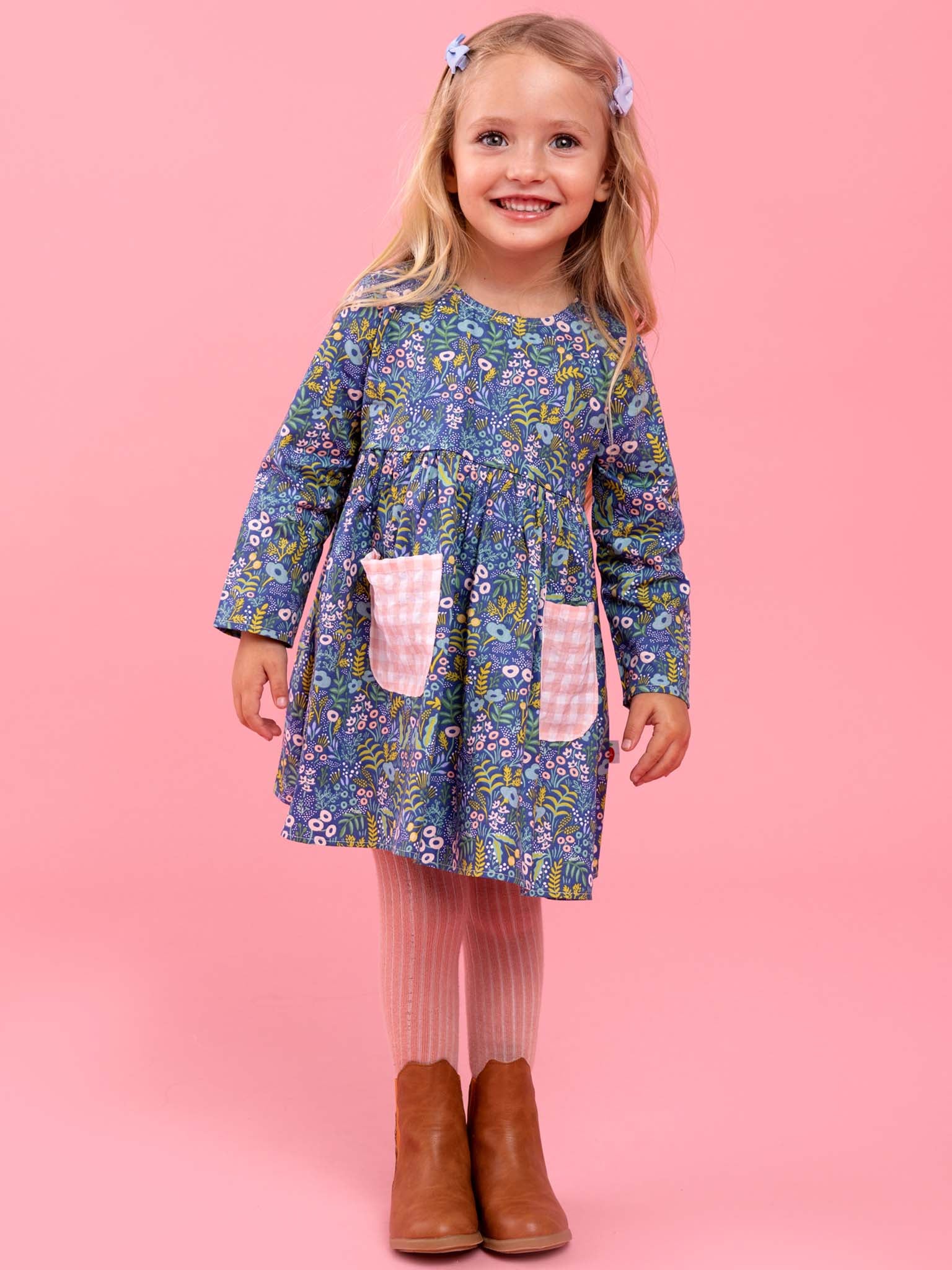 Blue Lotus Uma Dress - Oobi
