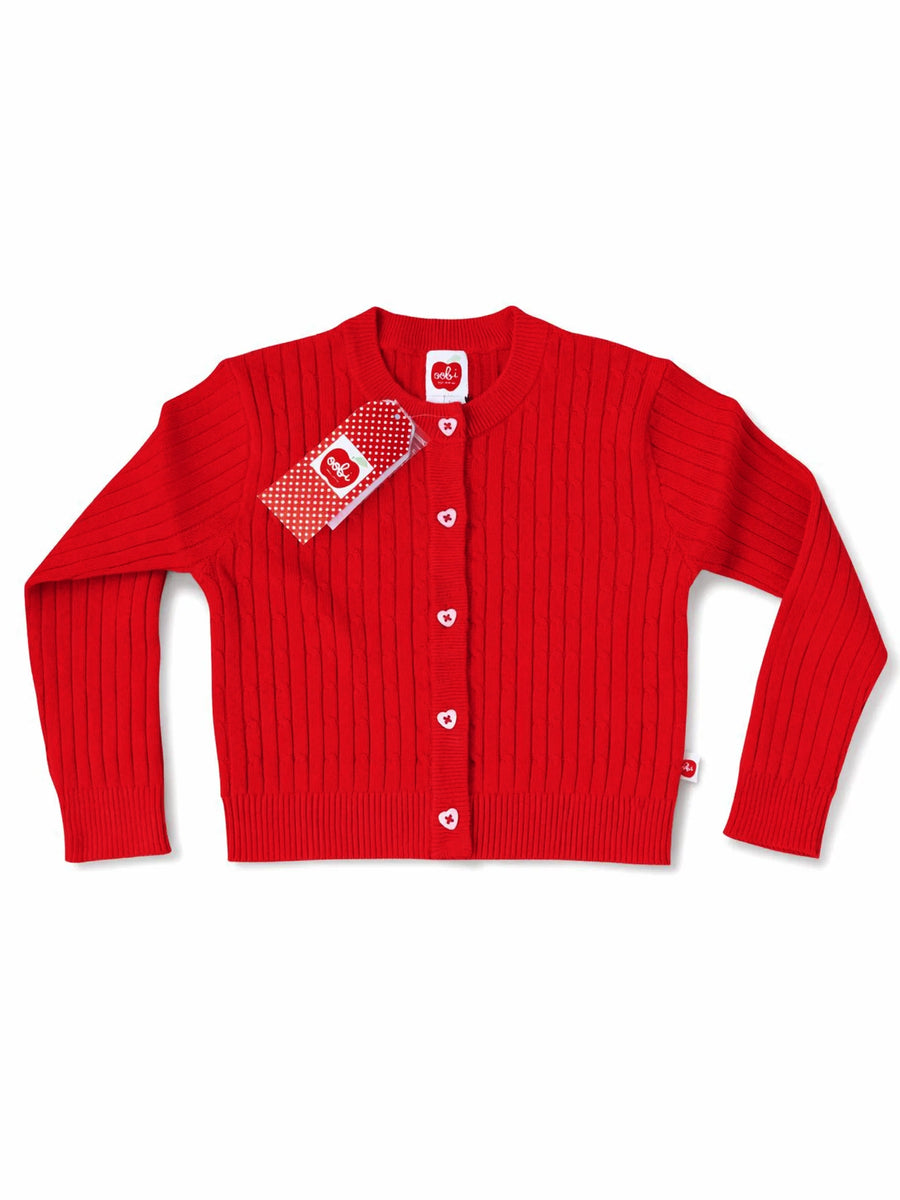Maxine Red Cardigan