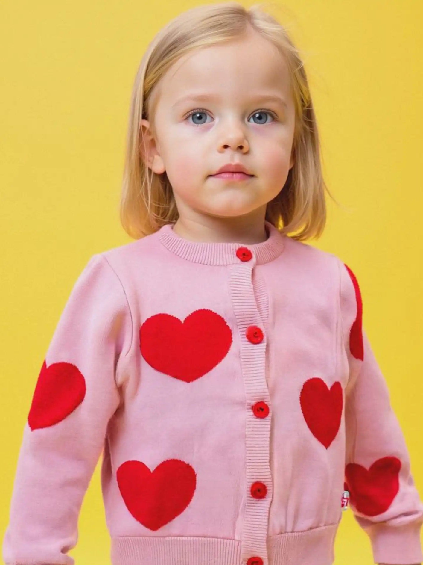 Light and Dark Pink Heart Maxine - Oobi