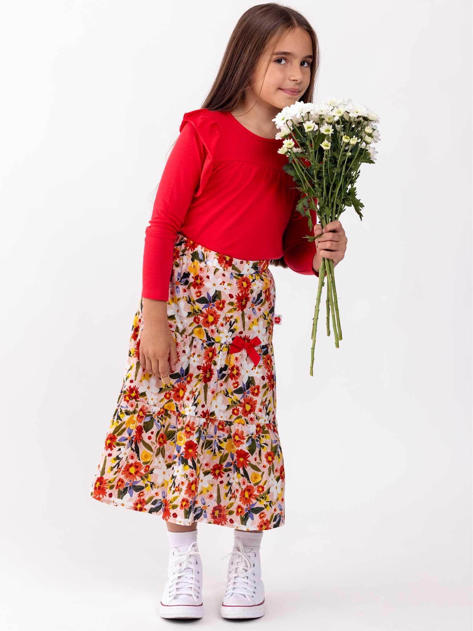 Native Bloom Maxi Skirt - Oobi