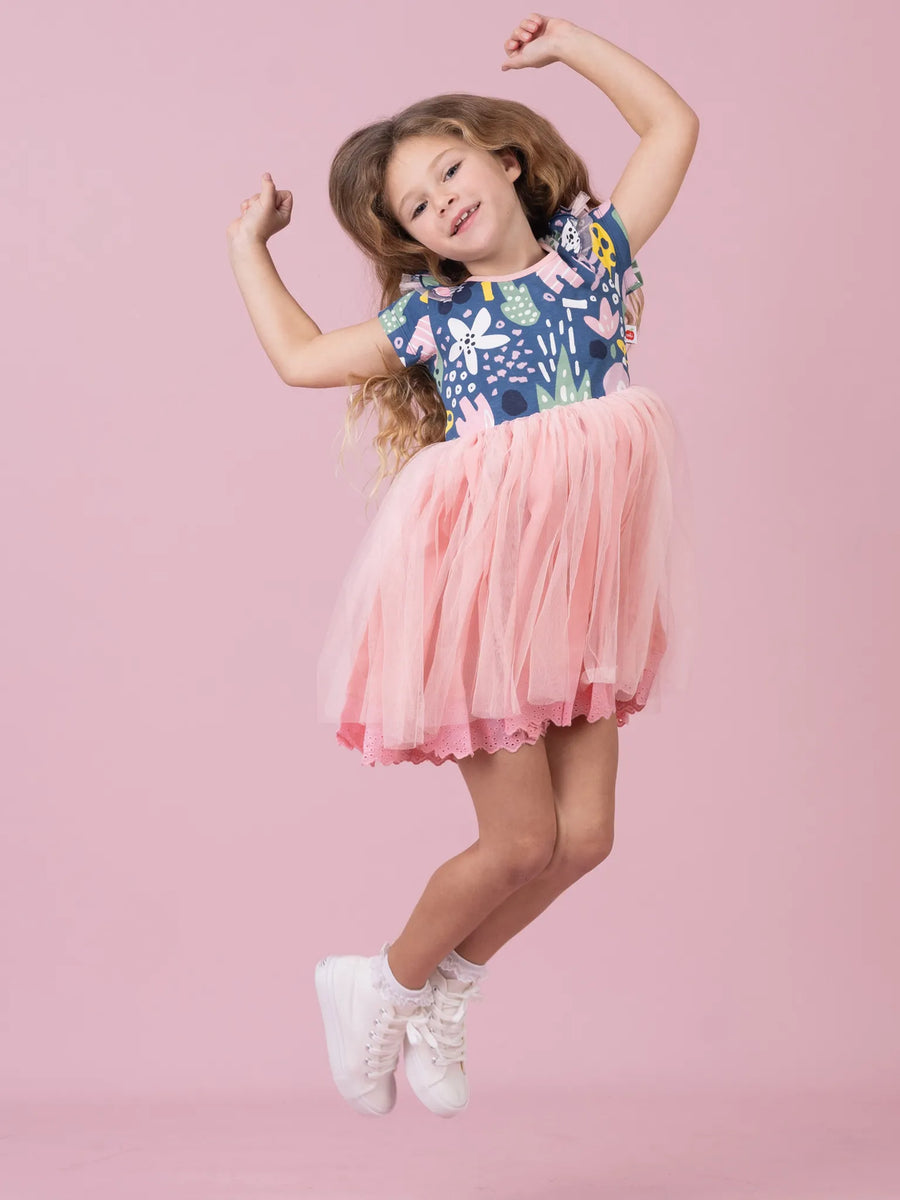 Navy Jungle Claudia Tutu Dress