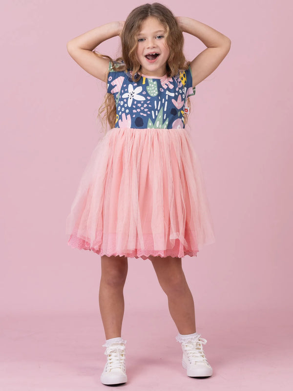 Navy Jungle Claudia Tutu Dress
