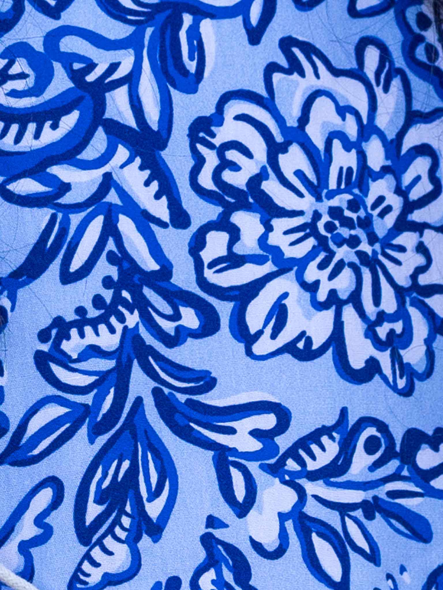 Navy Floral Treasure Dress - Oobi