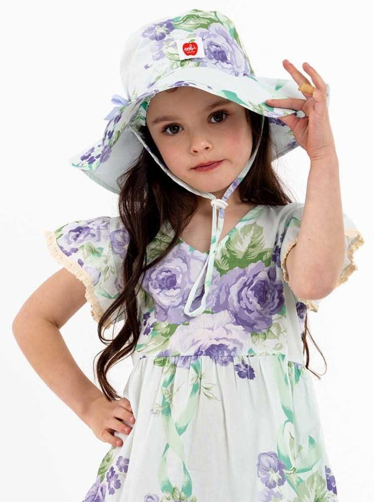 Shop Girls Wide Brim Sun Hats for Kids Toddlers Oobi