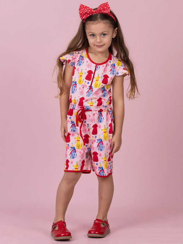 Party Pooches Jersey Playsuit