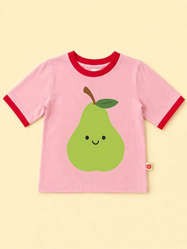 Happy Pear Tee - Pink