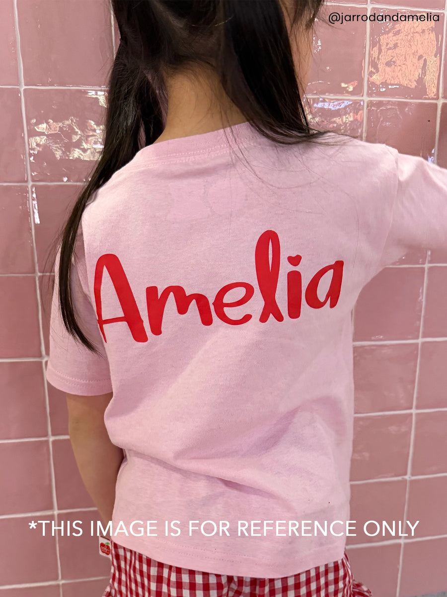 Cherry Printed Tee - Personalisation Available! 2Y - Women