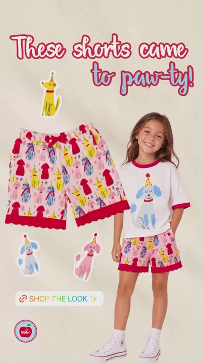 These shorts came to paw-ty