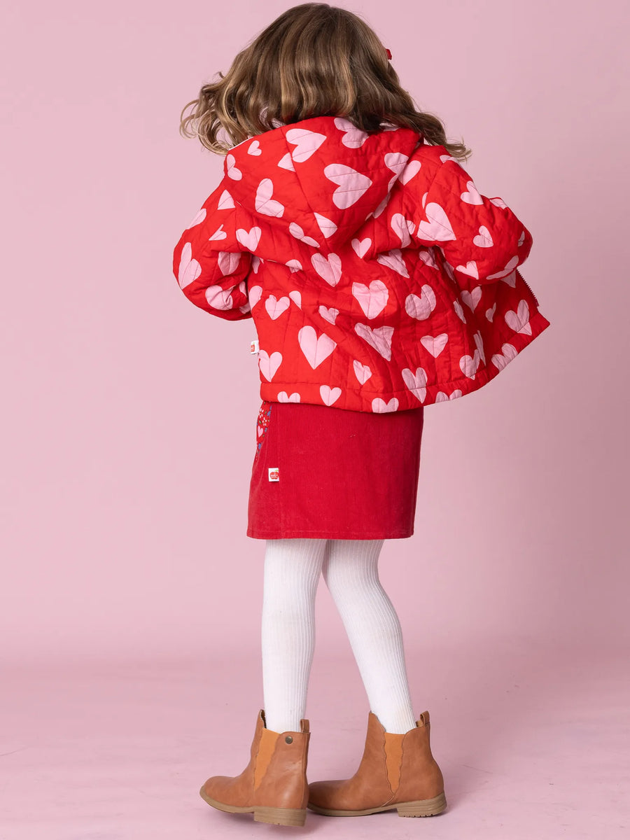 Big Heart Quilted Reversible Jacket