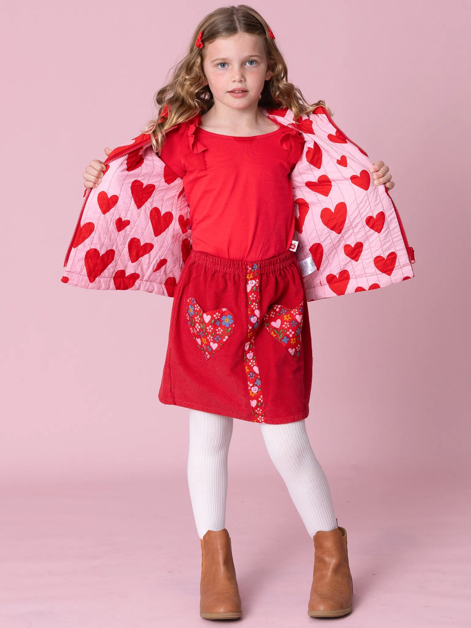 Wild Hearts Corduroy Skirt