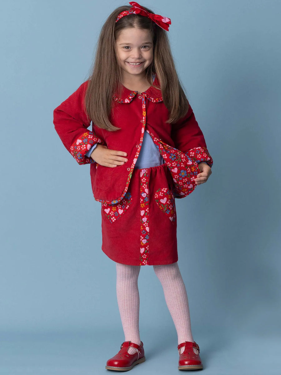 Wild Hearts Corduroy Quilted Jacket