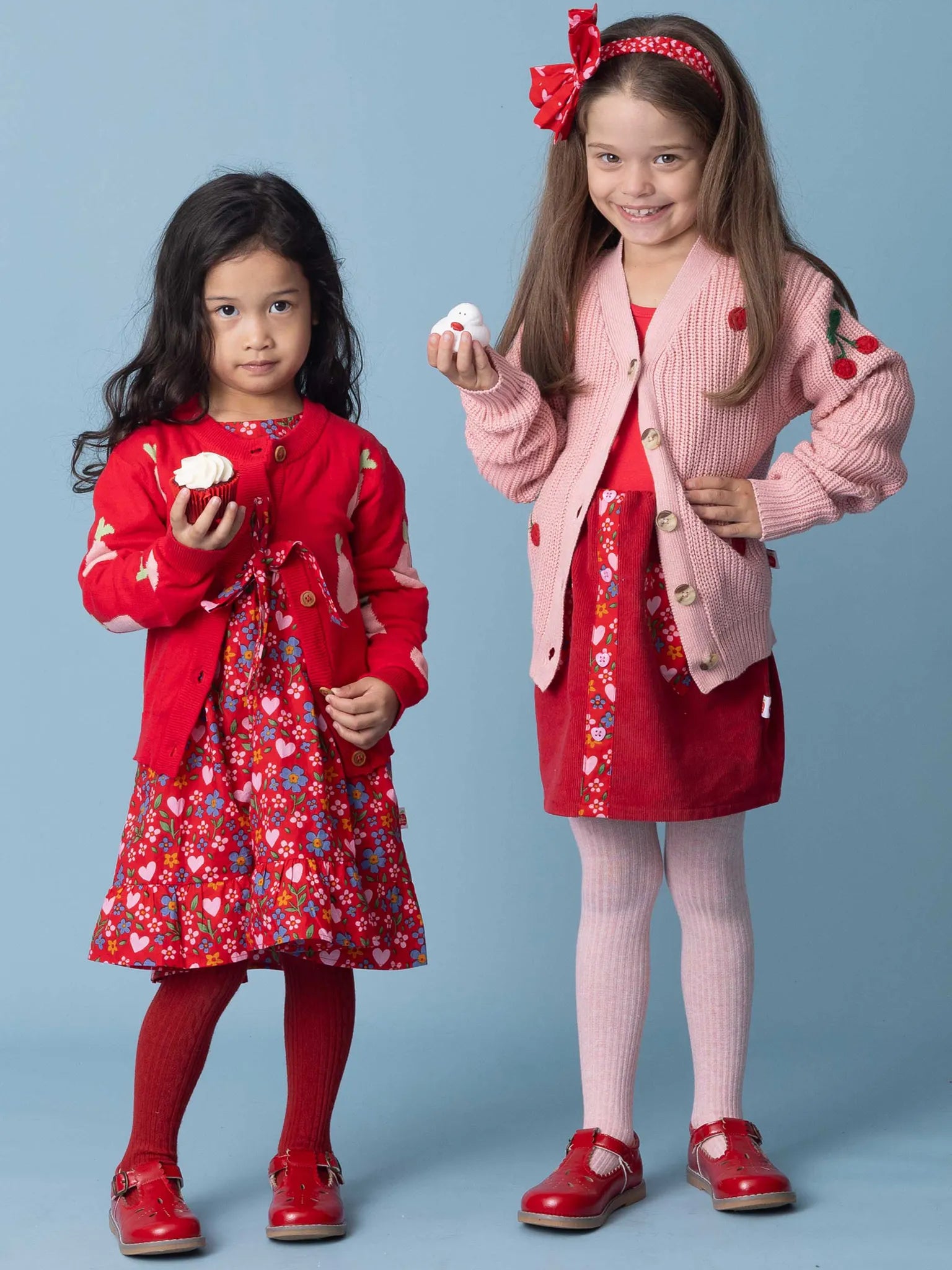 Cherry Appliqué Cardigan