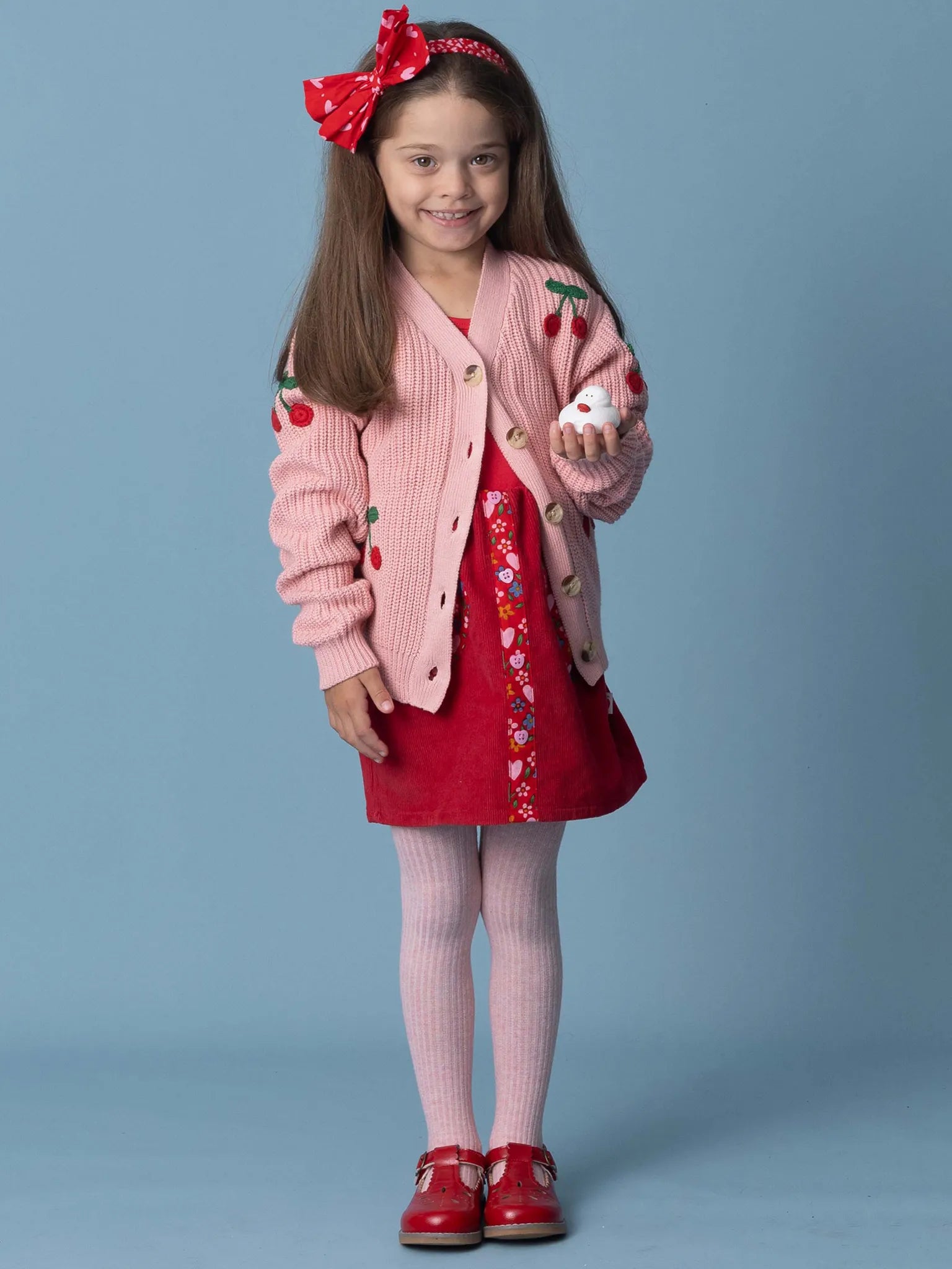 Fluttery Hearts Bow Headband [READY]