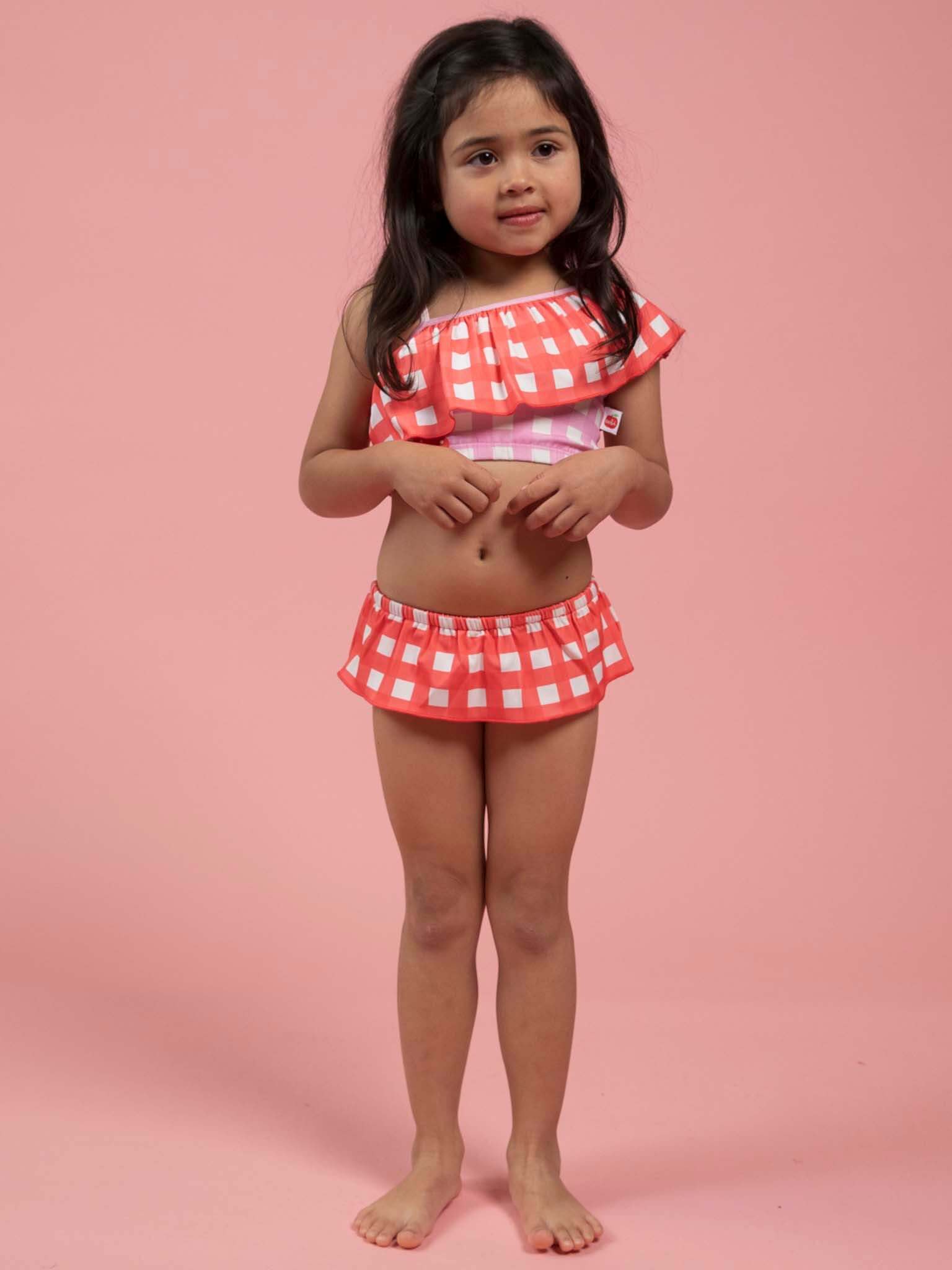 SPF 50 Gingham Lou-Lou Bikini Set