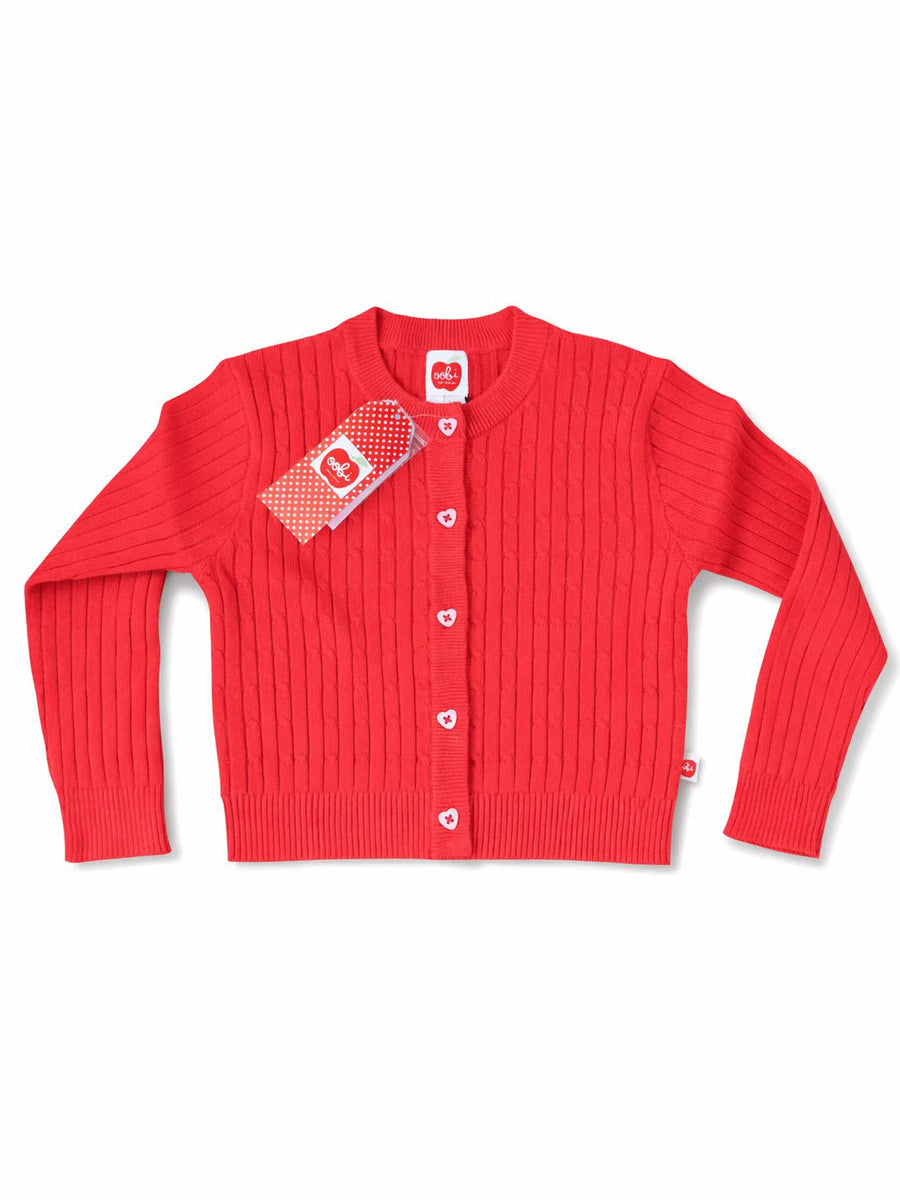 Maxine Red Cardigan