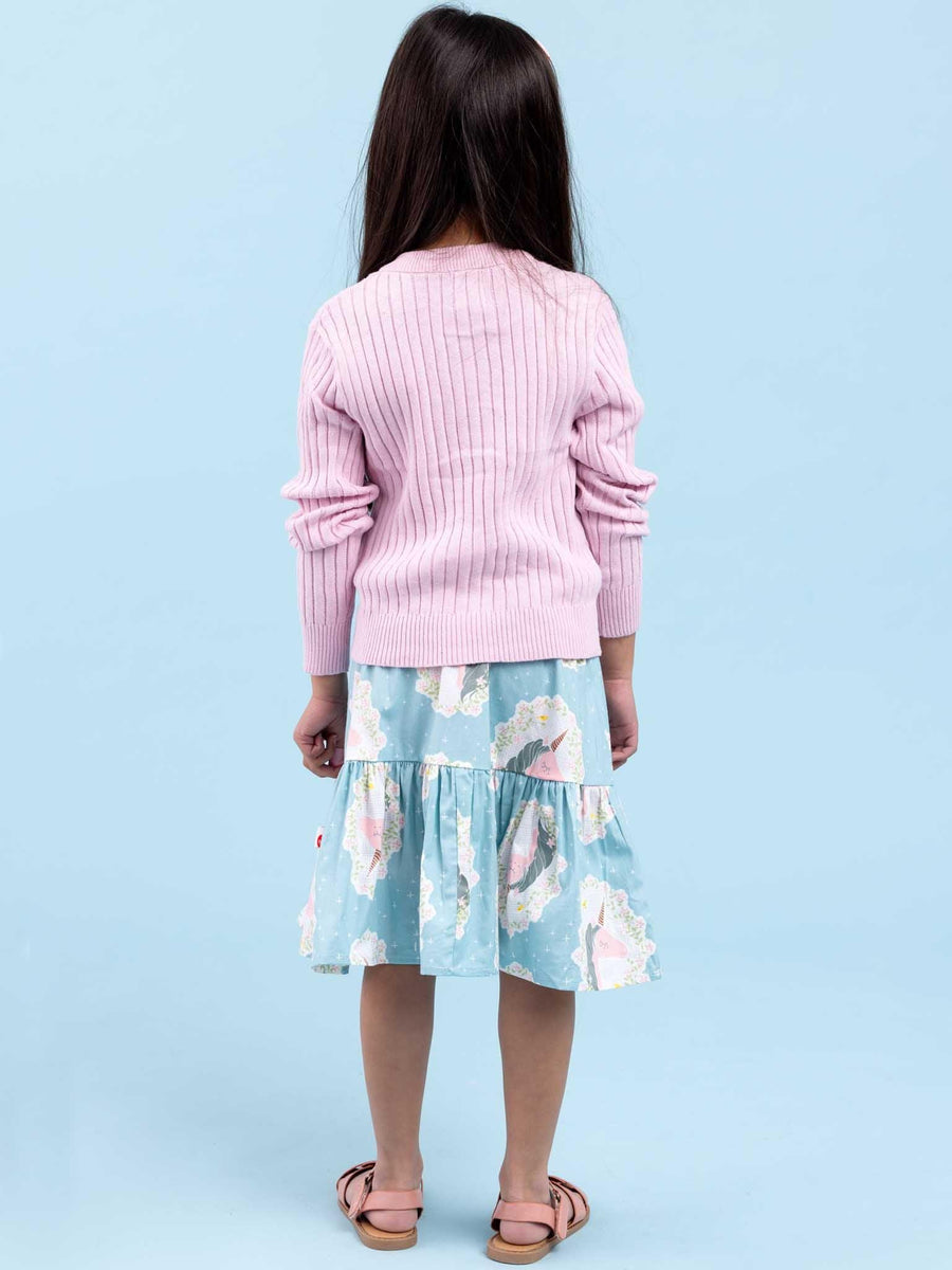 Maxine Pink Orchid Cardigan