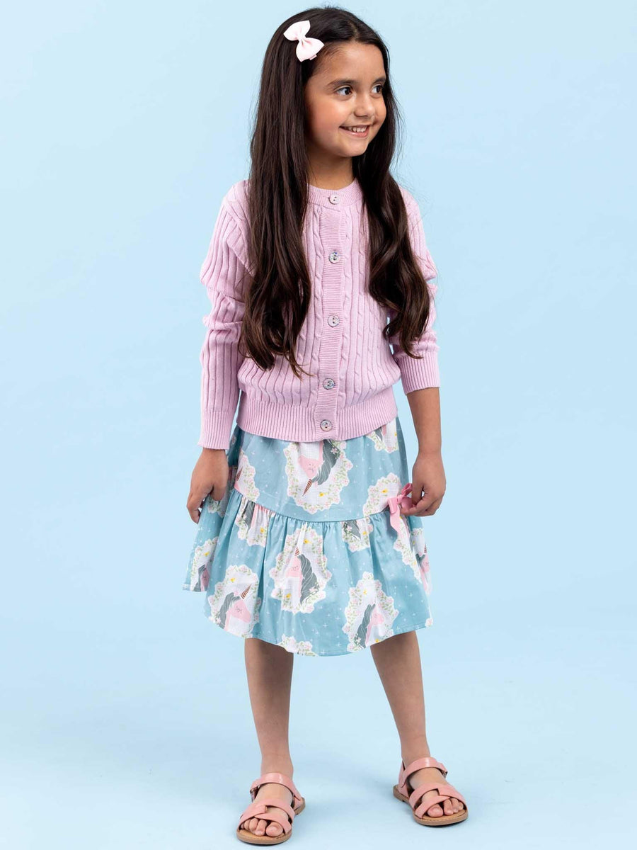 Maxine Pink Orchid Cardigan