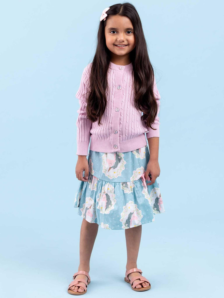 Maxine Pink Orchid Cardigan