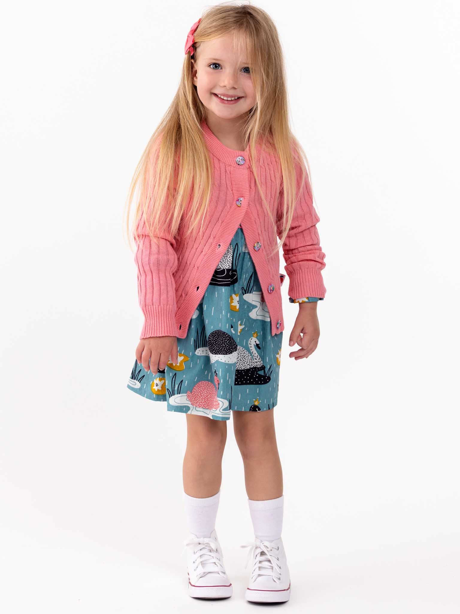 Maxine Warm Pink Cardigan - Oobi