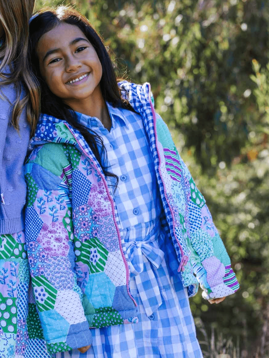 Patchwork Reversible Quilted Cotton Jacket