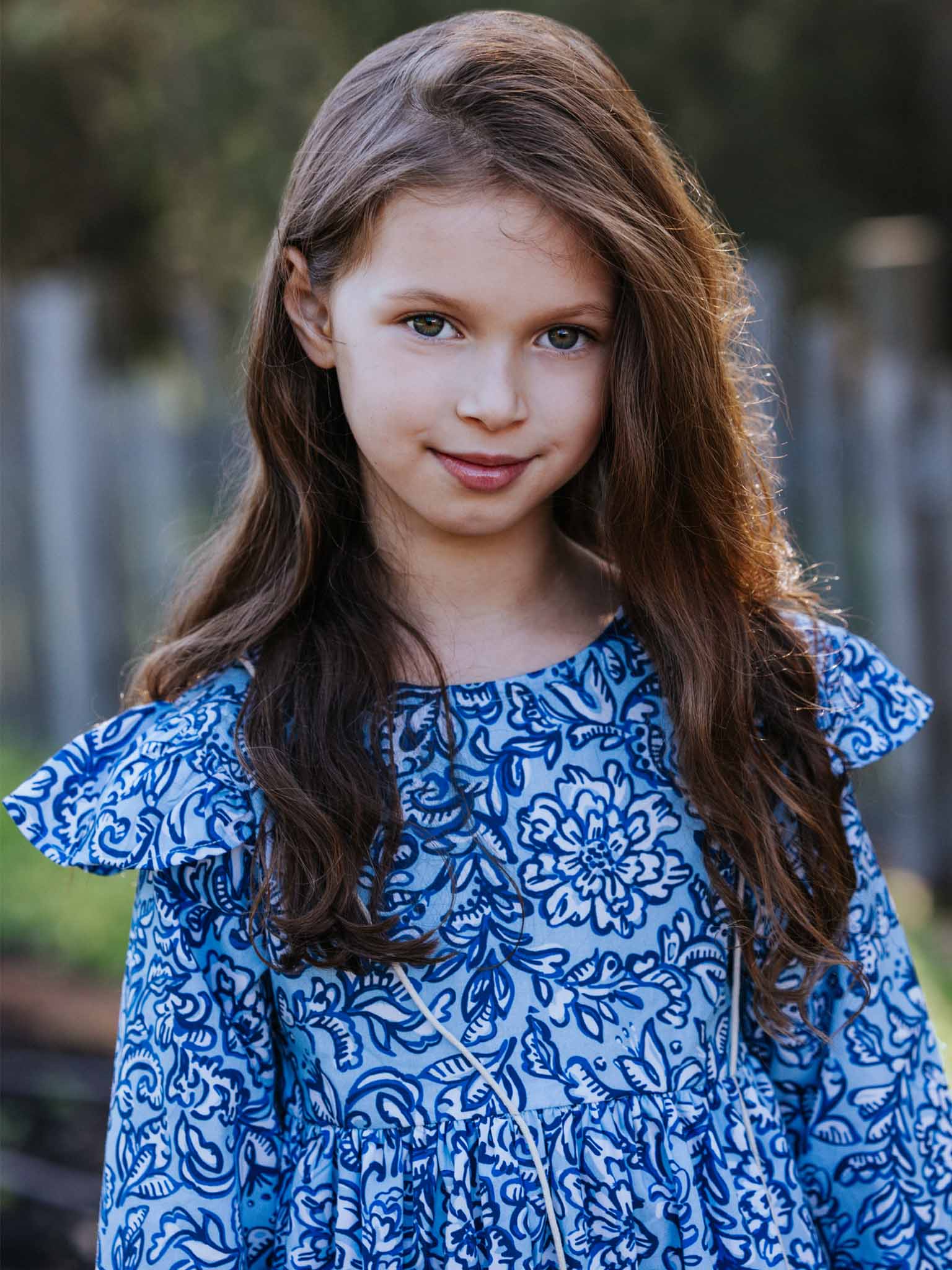 Navy Floral Treasure Dress - Oobi
