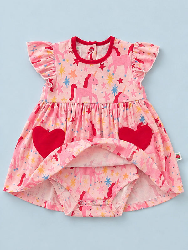 Magical Unicorn Baby Dress with Bodysuit