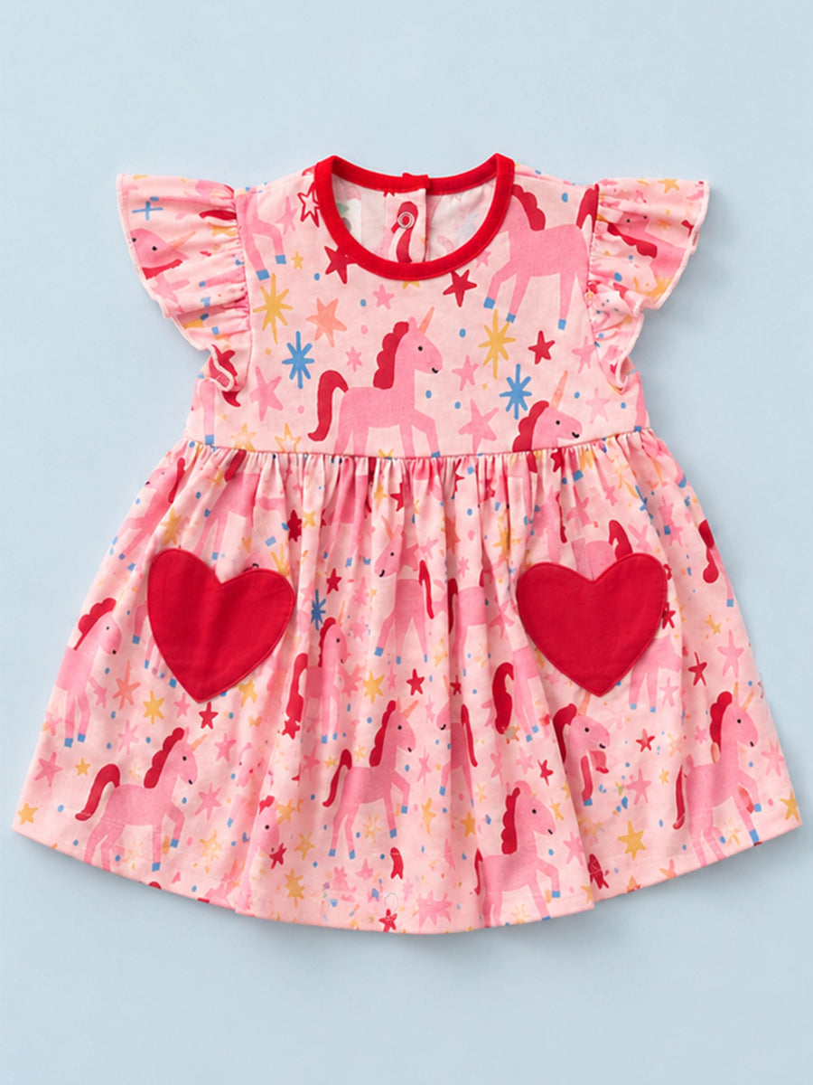 Magical Unicorn Baby Dress with Bodysuit